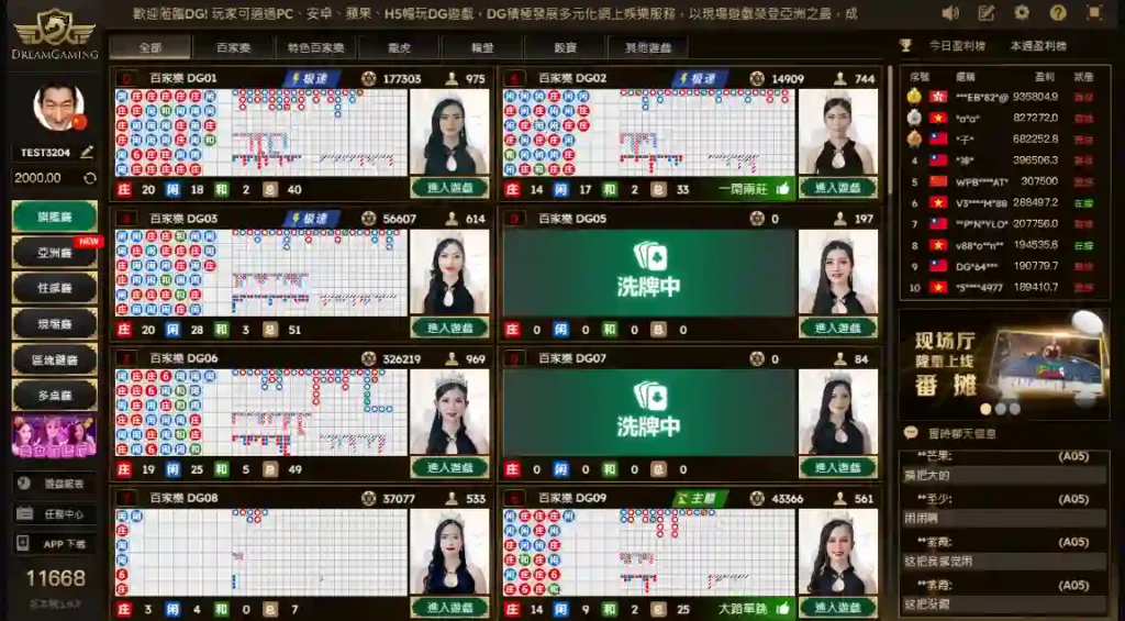 DG百家樂試玩 vs TU百家樂試玩該選誰?百家樂試玩大對決!